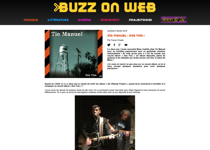 Buzz on web – Tio manuel : dos tios !